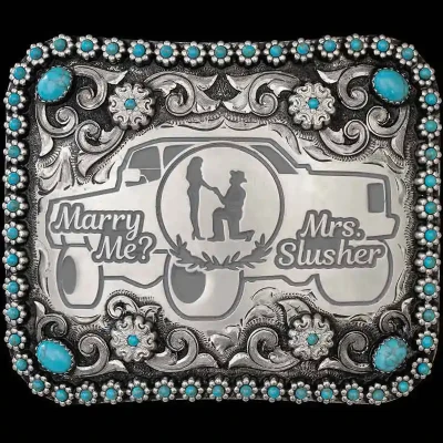Blue Creek Belt Buckle